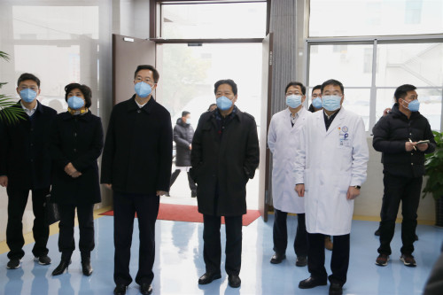 庄兆林市长莅临我院检查并部署新型冠状病毒疫情防控工作